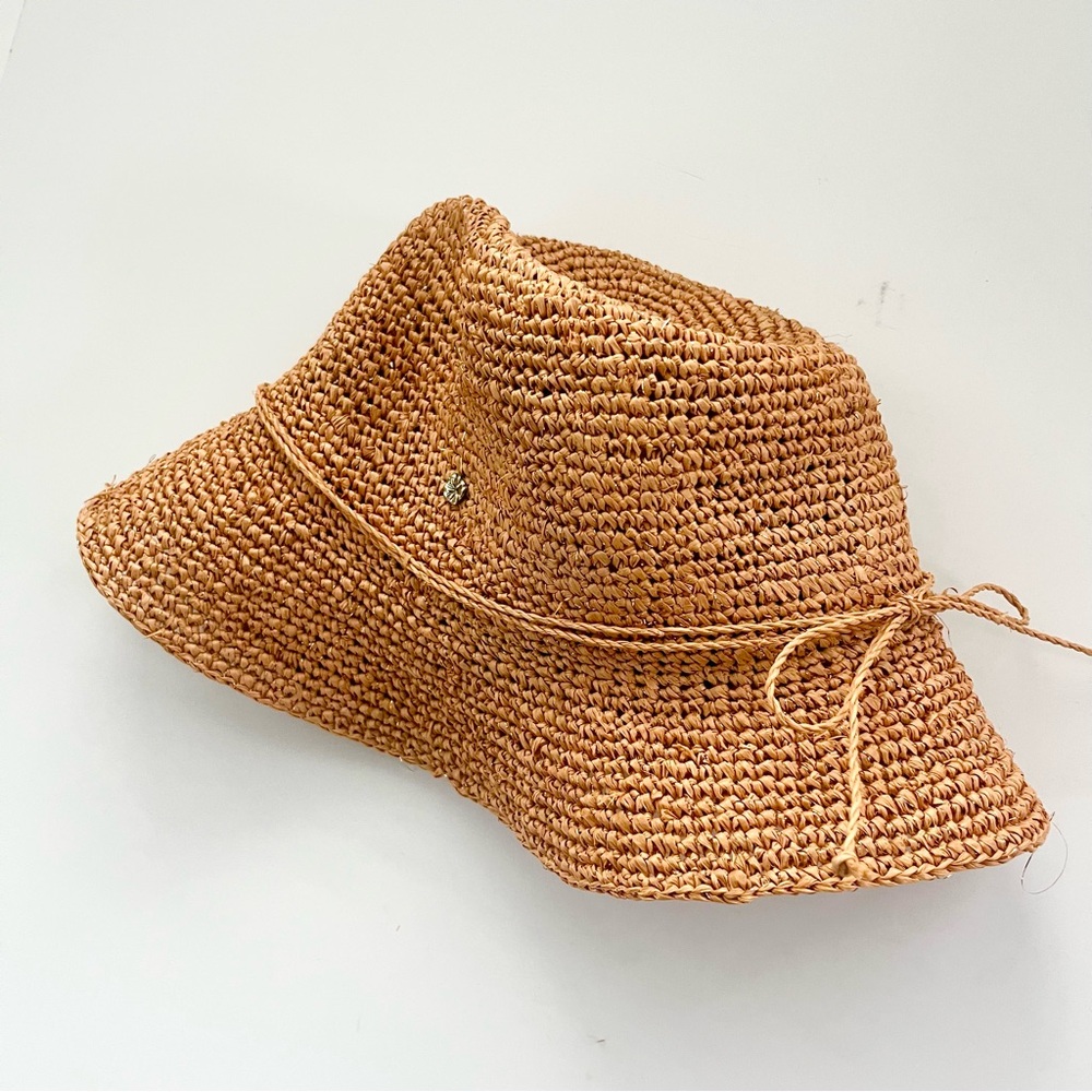 Flora Bella Raffia Straw Hat NEW